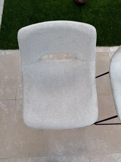 Set of 4 Kave Home Zahara Beige Bar Stools
