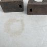 2 antique 7lb weights Image 4