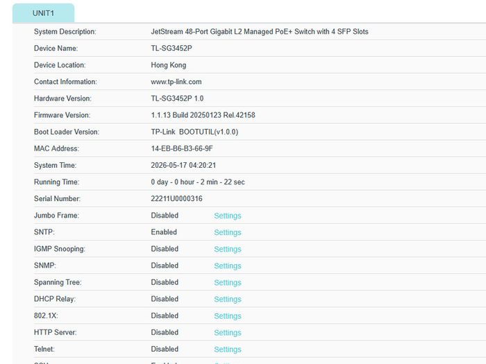 TP-Link TL-SG3452P JetStream 52-Port Gigabit L2+ Managed Switch with 48-Port PoE+