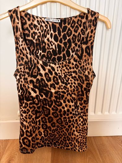 leopard print ladies top