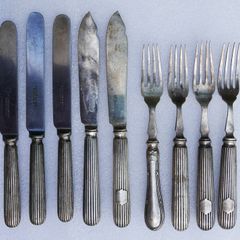 Vintage mixed set of Elkington & Co. silver-plated flatware 1800s