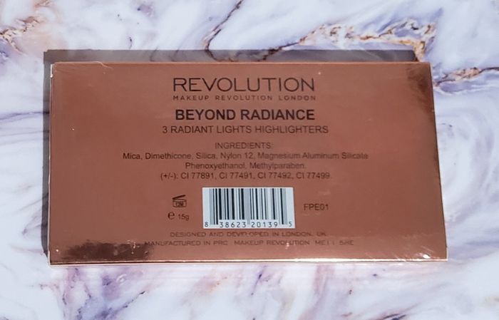 Revolution Beyond Radiance - 3 Radiant Lights Highlighters - Highlighter Palette - New
