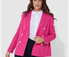 Tommy Hilfiger - Blazer - Pink - Linen Cotton - Fits UK 10 to 12 - BNWT RRP 300