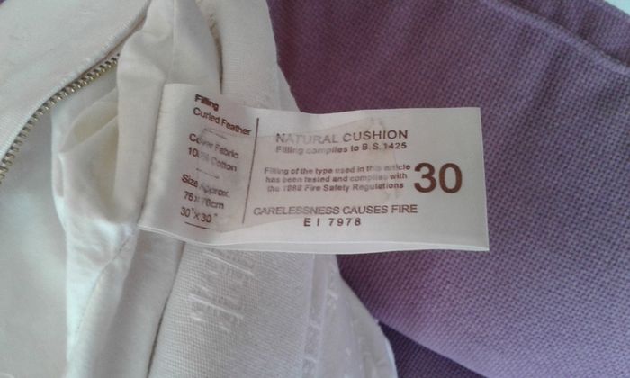 Vintage Large "Natural" Cushion