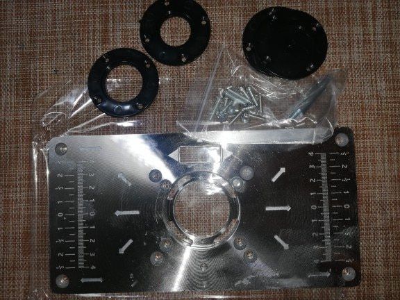 BRAND NEW Multifunctional Aluminum Router Table Insert Plate Trimmer Engraving Machine Woodworking Bench Router Plate