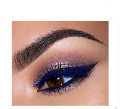 Ultra Blue Mascara - also available matching nail polish, hair dyes & eyeliners