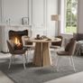 The Sterling Extendable Round Dining Table 100 to 140cm Image 2