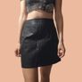 New Look black faux leather skirt, size 10 Image 7
