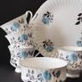 A Set of Royal Standard Fine Bone China Teaware with Blue Rose Decoration Image 2