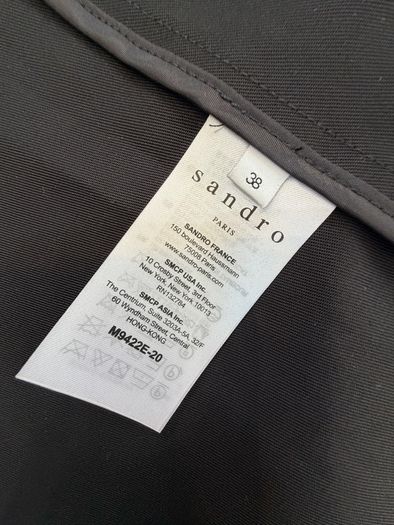 Sandro Paris trench coat size 38