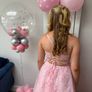 Dani's Showroom Pink Princess Debs or TY Dress 8/10/12uk Image 2