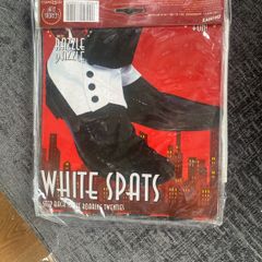 Smiffys White Spats costume accessories