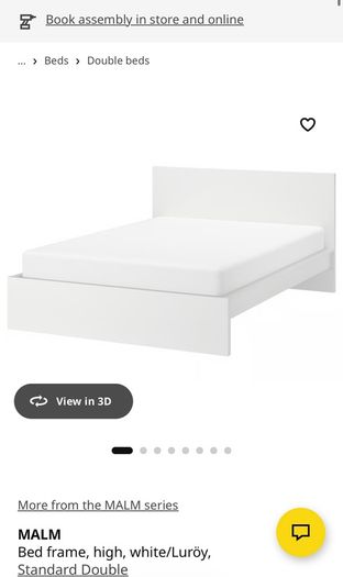 ikea Malm double bed