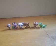 Littlest pet shop Monopoly figures
