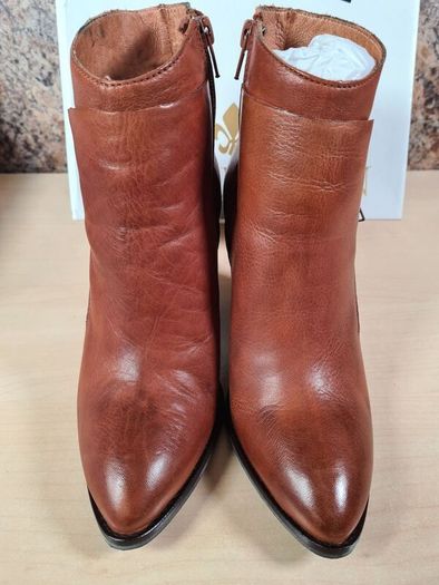 Amy Huberman Bourbon leather suede ankle boots bundle Size UK 4 EU 37 Forever young navy blue suede Private number brown leather
