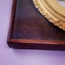Antique framed portrait on porcelain Image 2