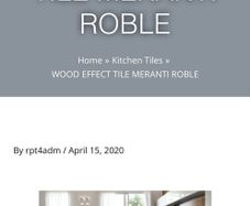 Meranti Roble floor tiles