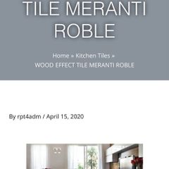 Meranti Roble floor tiles