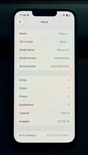Apple iPhone 17e 256GB