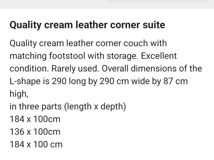 leather corner sofa
