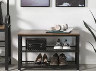 main image for ad Industrial Design Shoe Bench &amp; Shelf