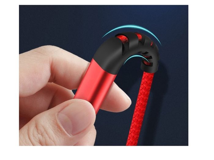 New 1m Premium Nylon Micro USB Fast Quick Charge 3.0 3A Cable Lead Data #911