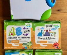 LeapFrog LeapStart Interactive Learning System Bundle with 4 activity books