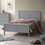 Holly Double 4ft 6 Bedframe Grey and White Image 5