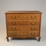 Early 20th Century French Solid Oak Chest of Drawers Image 2