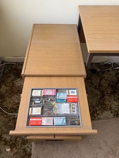 3-Drawer Cabinet & Matching Desk