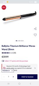 babyliss curling wand