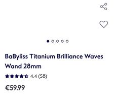 babyliss curling wand