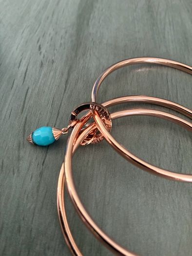 Newbridge Tia Amo Triple Bangle Birthstone December