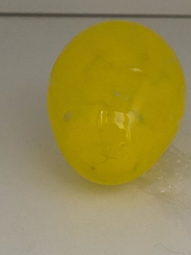 Three gorgeous art glass eggs one from Finland