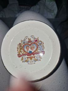 Vintage Charles and Diana Ring Tray