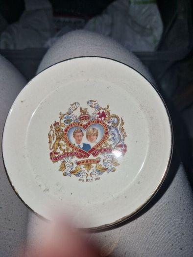 Vintage Charles and Diana Ring Tray
