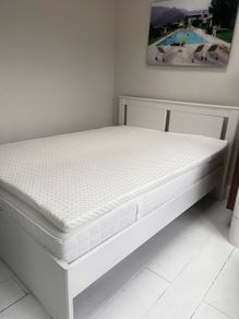 Double Bed with Mattress and Topper
