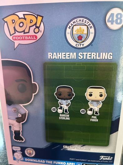 Funko Pop Football Raheem Sterling #48