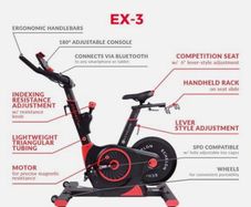 Echelon Connect EX-3 Indoor Exercise Bike
