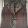 gilet brown suede effect gilet size 12 Image 7
