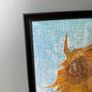 IKEA KNOPPANG Black Frame 50x70 cm with Van Gogh Sunflowers Puzzle Image 2