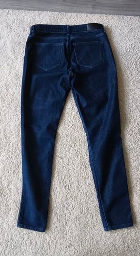 Wrangler Super Skinny Dark Blue Denim Jeans W28 L30
