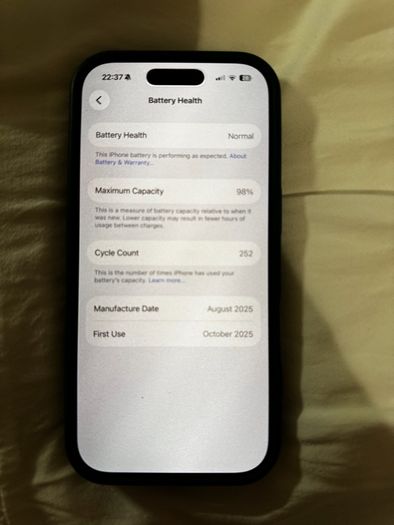 Iphone 17 256gb black excellent