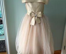 Gold occasion wear dress