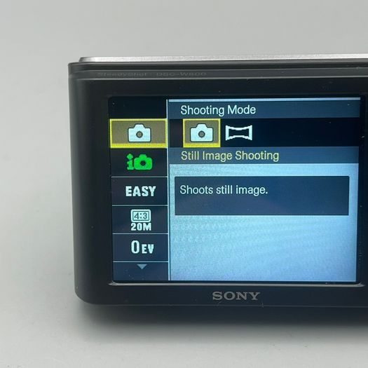 Sony DSC-W800 20.1MP Digital Camera Black - Boxed - Mint