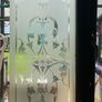 Acid etched glass panel Image 2