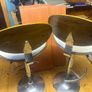 Two Cream Bar Stools Image 4