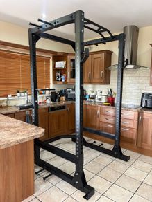 Heaviest (450kg Rated) Industrial Use Gym Squat Power Rack, Seriously Heavy With Accessories!!
