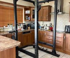 Heaviest (450kg Rated) Industrial Use Gym Squat Power Rack, Seriously Heavy With Accessories!!