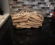 wooden clothes pegs